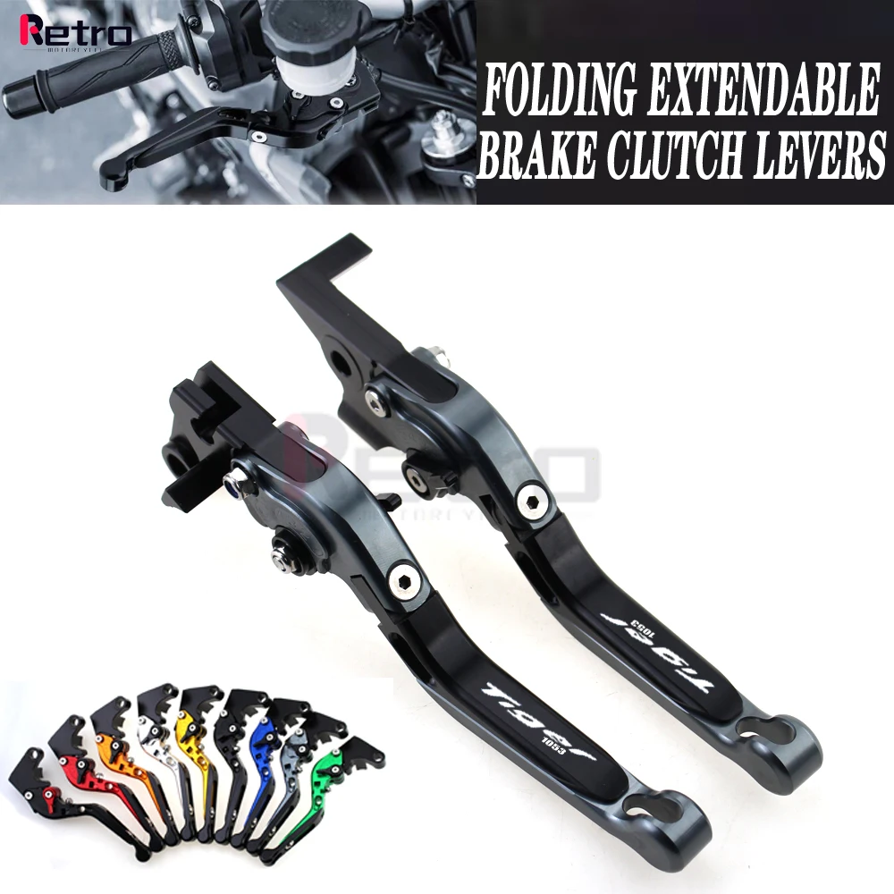 

For Triumph TIGER 1050/Sport 2007-2016 2008 2009 2010 11 12 13 14 15Motorcycle Folding Extendable Adjustable Clutch Brake Levers