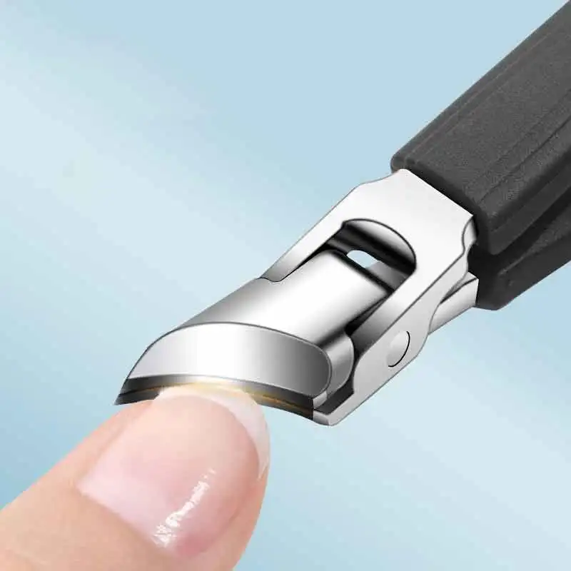 大開口爪切りセット飛沫防止厚い足の爪トリミング特別な斜め口爪切りはさみ