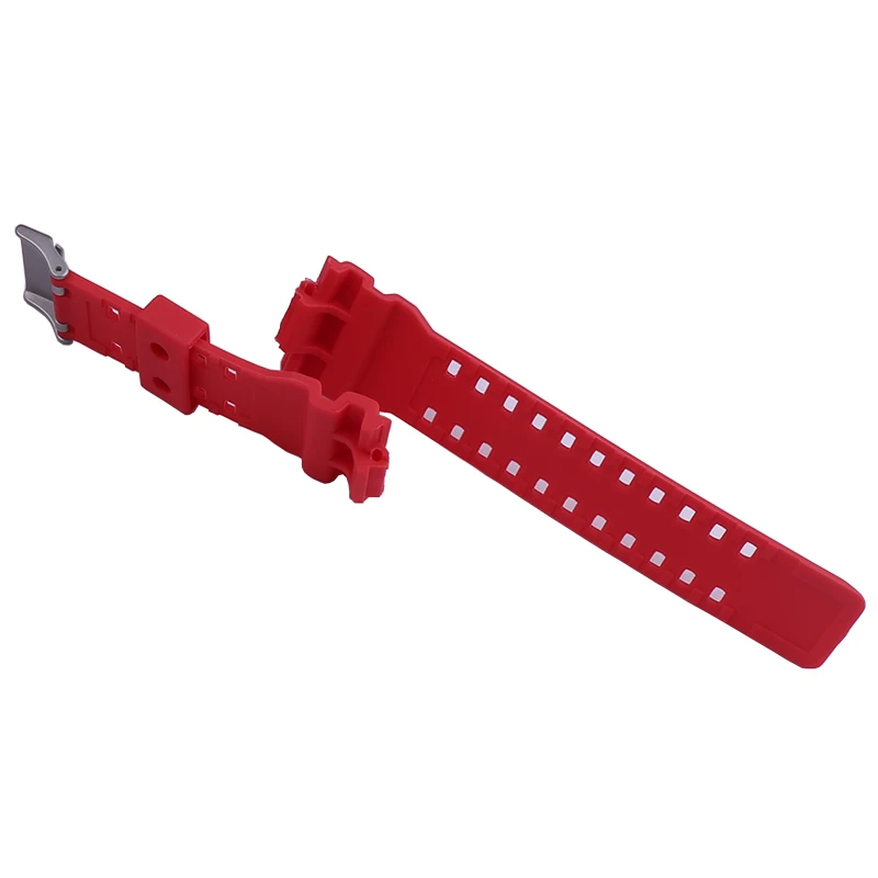 Мужской полимерный ремешок для часов и чехол, совместимый с Casio GA-100/110/120/140 GLS-100 GAX-100 GD-100/120, женский резиновый браслет 16 мм