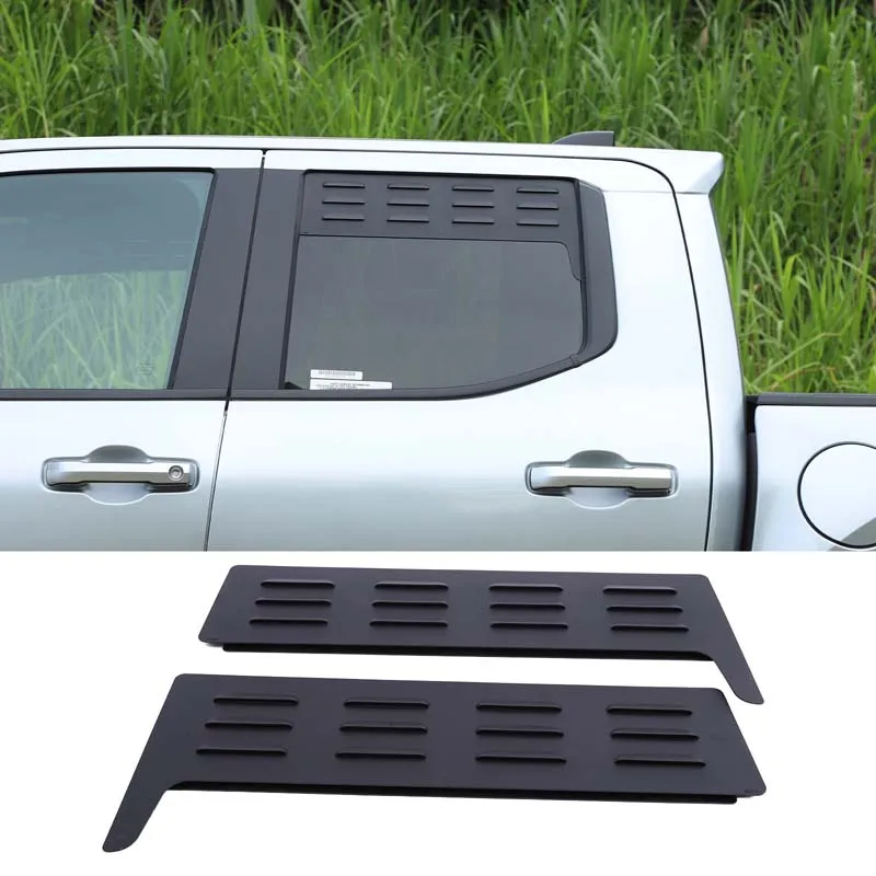 Rear Window Ventilation Louvers Aluminium Alloy Car Rear Window Vent Shutter Panel Cover For Toyota Tacoma N400 2024-2026