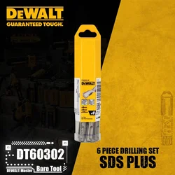 DEWALT DT60302 SDS Plus 6 Piece Drilling Set Power Tool Accessories 6MM 8MM 10MM