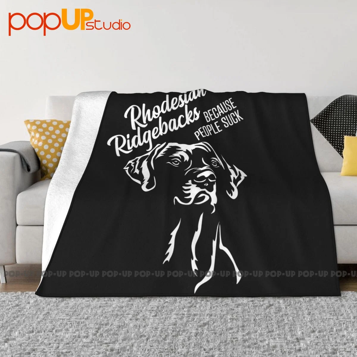 Rhodesian Ridgeback,Ridgebacks Because People Suck,Dog Blanket Winter Four Seasons Machine Washable