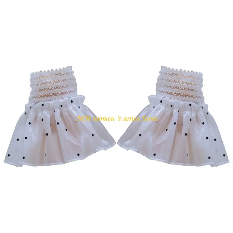 Q39C 1 Pair Lightweight Cosplay Sleeve Covers Enhancing Costume Detail Wrist Cuffs