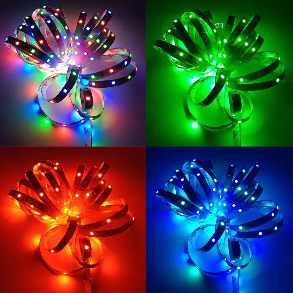 Casa lâmpada de acampamento wifi rgb 2835 270led tira fita à prova dwaterproof água iluminação do feriado forte jardim luz decoração do quarto mesa teto