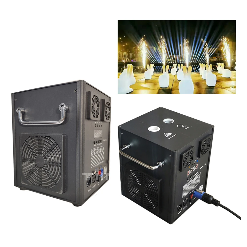 wholesale factory  600W Cold Spark Machine DMX  Cold Fireworks Fountain Stage Spark Machine For Indoor and outdoor club Show