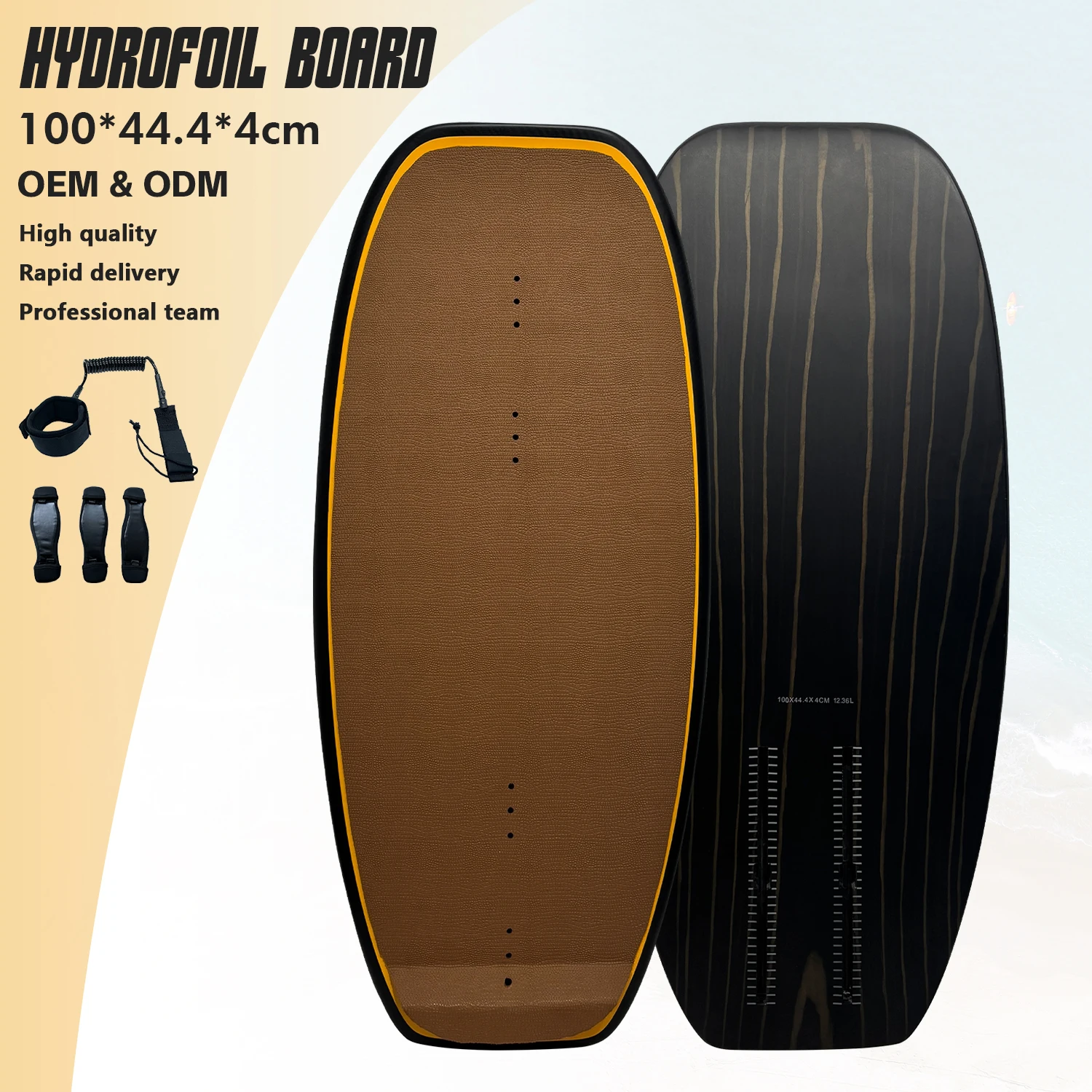 hit productNew Arrival Full Carbon Fiber Stand-Up Paddle Board Lightweight 100cm 12.3L Hydrofoil Surfing Foil Board Pump Drop Su