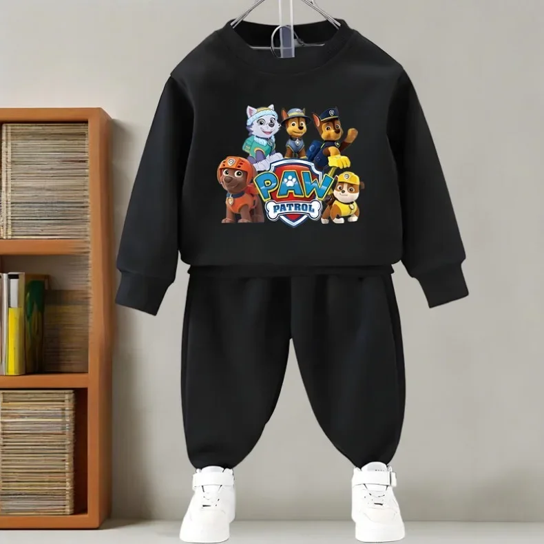 2026 Herbst Jungen Mode O-Ausschnitt Pullover+Hose 2-teiliges Set Kinder Lässiger Hoodie Jogginghosen-Set Frühling Herbst Kinder-Trainingsanzug Neu – Detail 11
