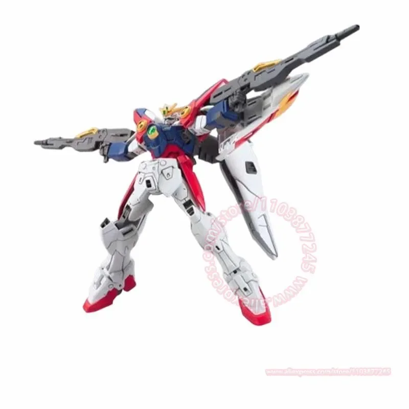 BANDAI HGAC 1/144 XXXG-OOWO WING GUNDAM ZERO MOBILE SUIT Assembled Models Animation Peripherals Ornaments Decoration Figures