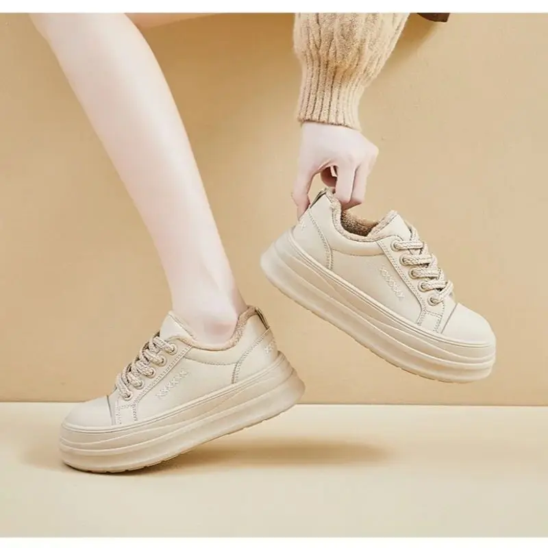 tenis-branco-de-la-de-inverno-para-mulheres-e-jovens-de-sola-grossa-quente-casual-corrida-esportes-sapatos-planos