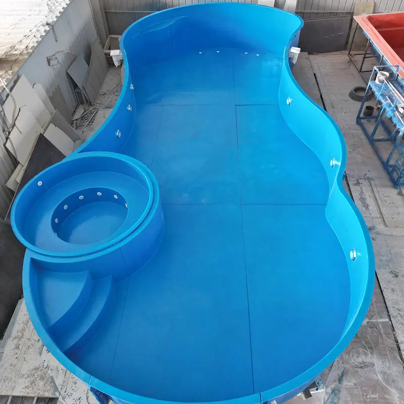 Luxury Free-Style Custom Factory Swim Spa Pool Shell Mosaic Tiles Home Underground Inground Pool Pool Tools Accessories