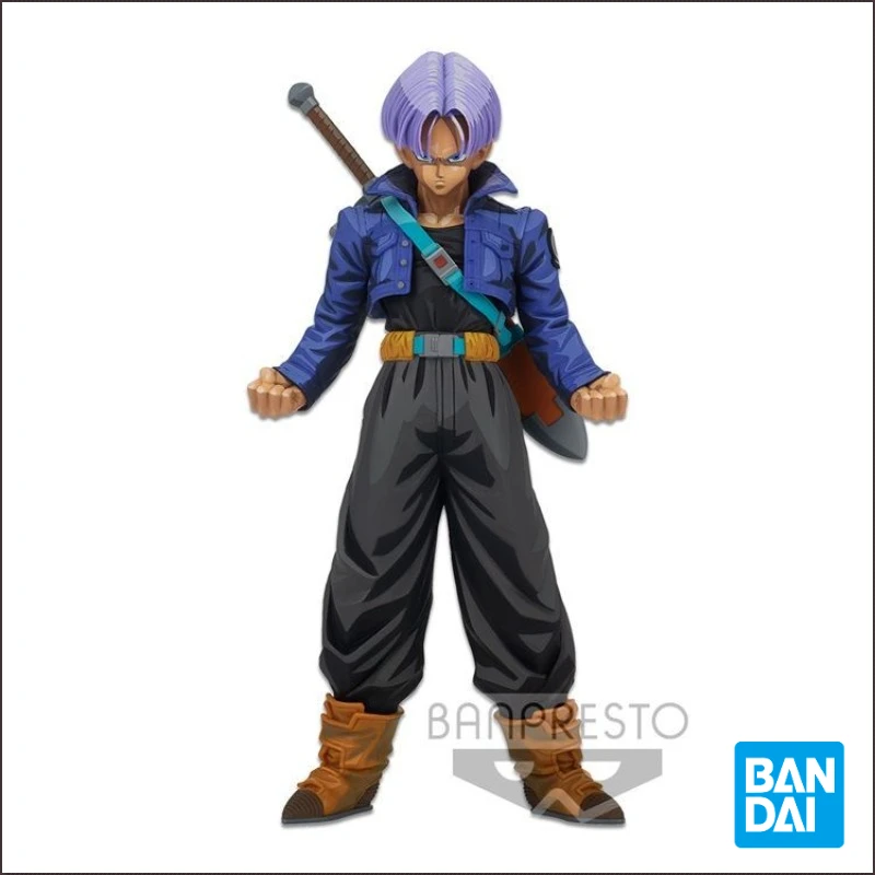 

Anime Genuine Bandai BANPRESTO Dragon Ball Z 24cm Comic Color Trunks Figure Model Toy Ornaments Hobby Collection Gift