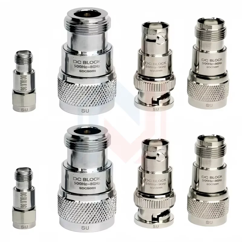 1Pcs/lot RF Straightener DC-Block 1k-8G 13G 18G SMA/N/BNC/TNC Voltage Isolation 50V SDCB08 Coaxial Fixed Attenuator