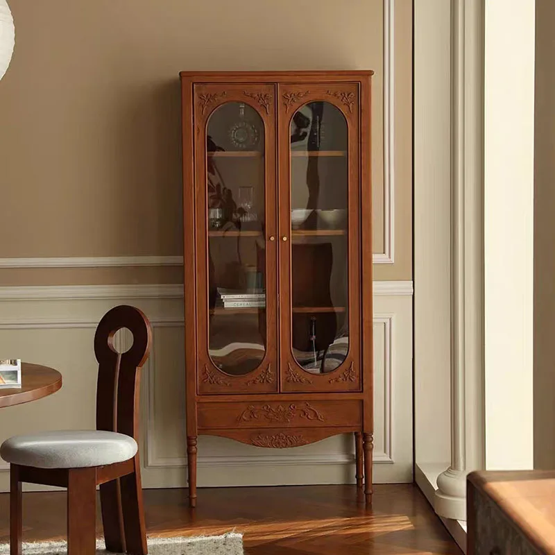 

American, Oak, Lobby Cabinet, Entrance Cabinet, Storage, Decorative, Vintage, Solid Wood, North American, Side Cabinet