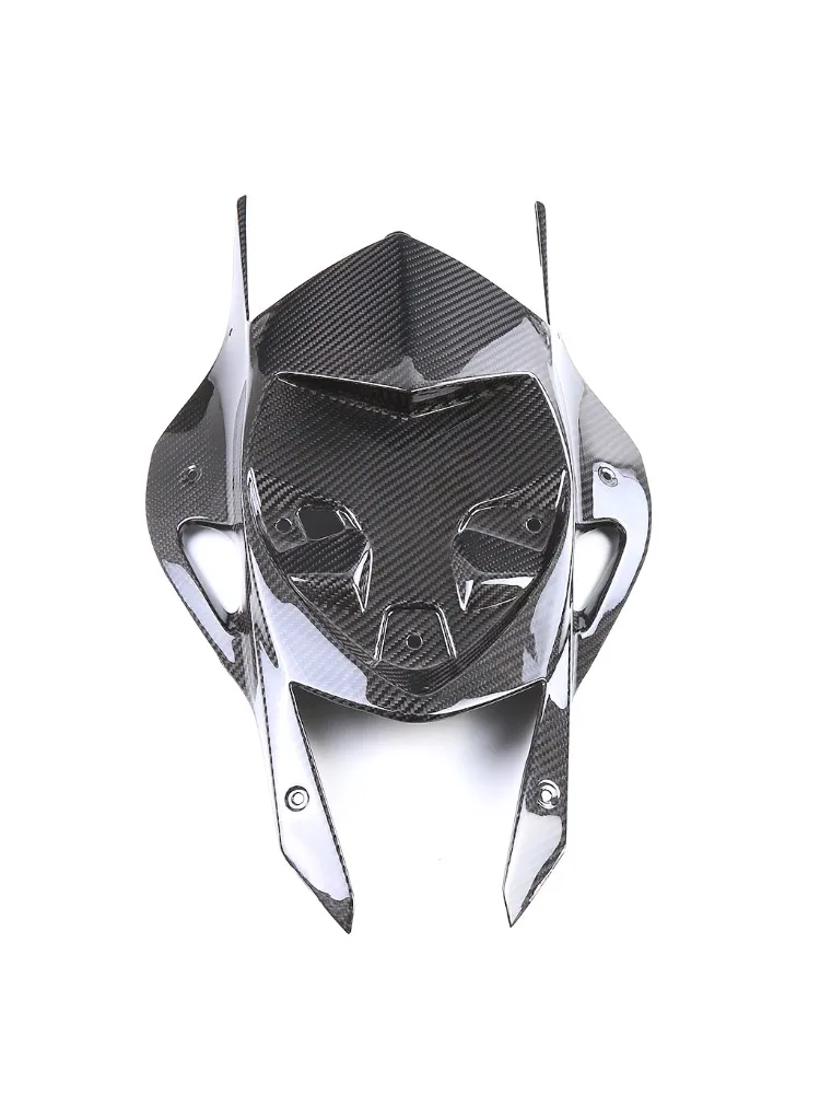 Motorcycle modified carbon fiber fender tile fuel tank cover frame shell