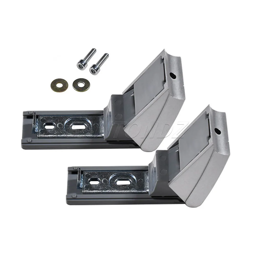 9590178 Door Hinge For Liebherr Fridge Freezer Refrigerator Pair Hinges With Fixings Silver 03-JRI-857 Repair Kit - view 4
