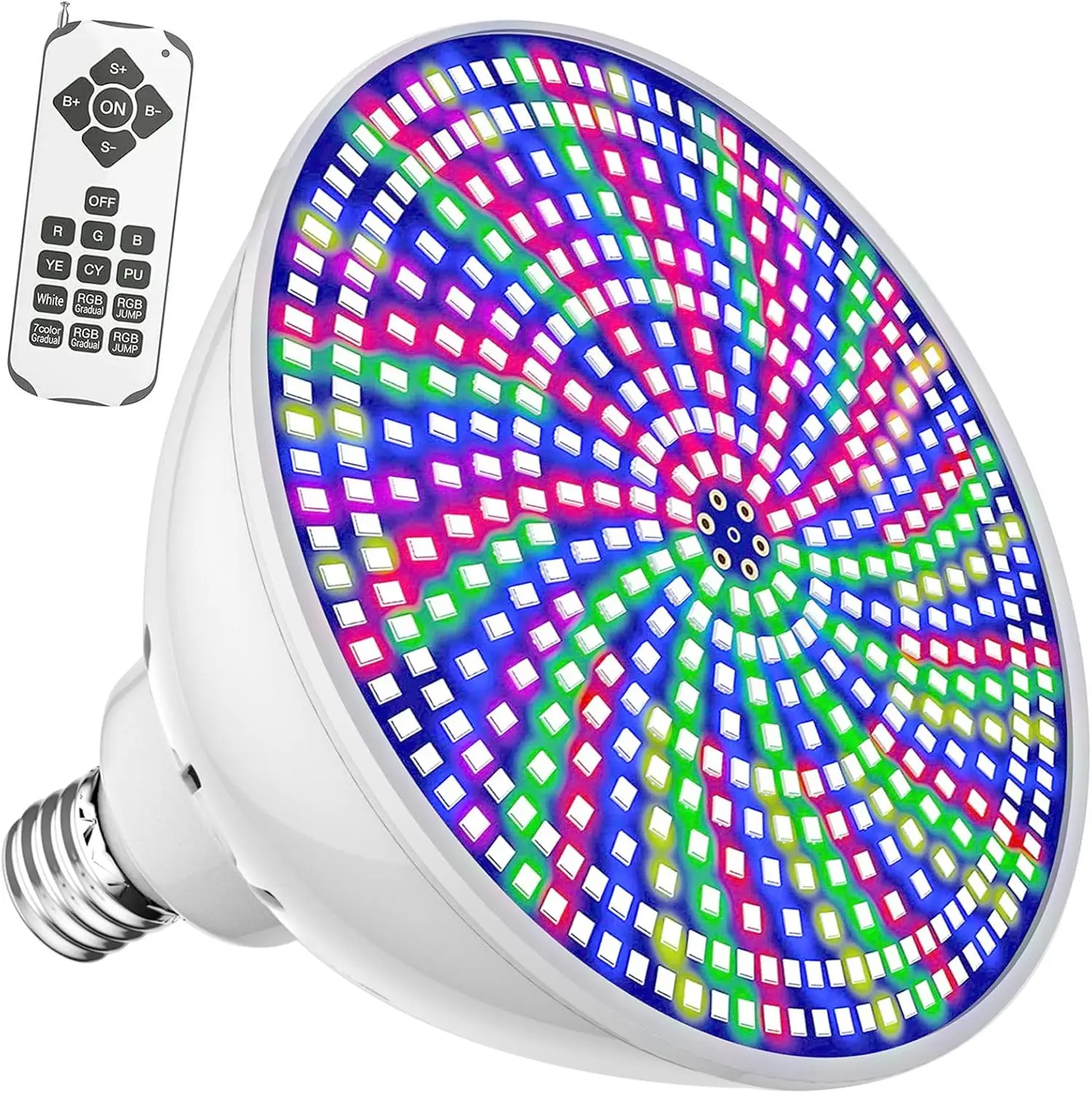 

120V 45W RGB Color Changing Underwater LED Pool Light ，Replacement Bulb for Pentair with Remote Control and Color Memory