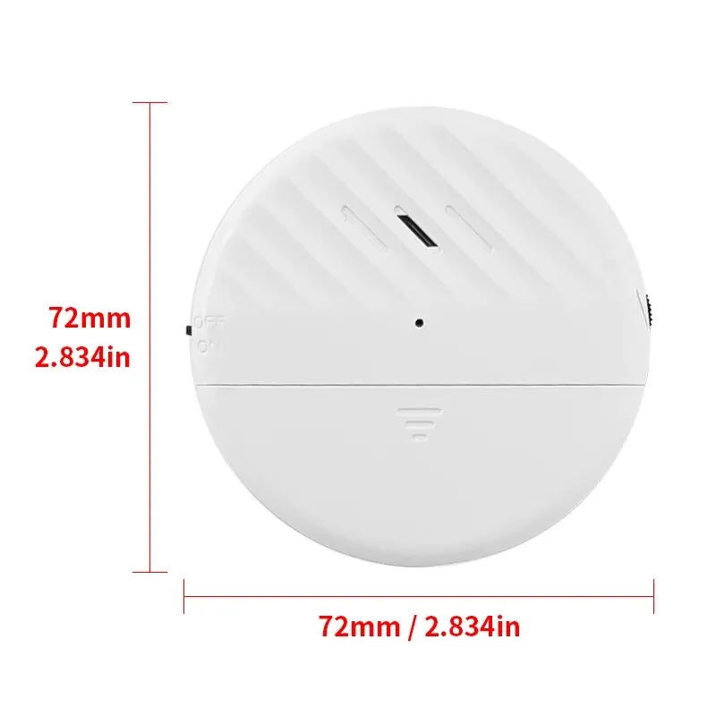 Wireless Door And Window Vibration Sensor Alarm 125dB Glass Breakage Anti-theft Sensor, Easy Install For Home Safety Protection