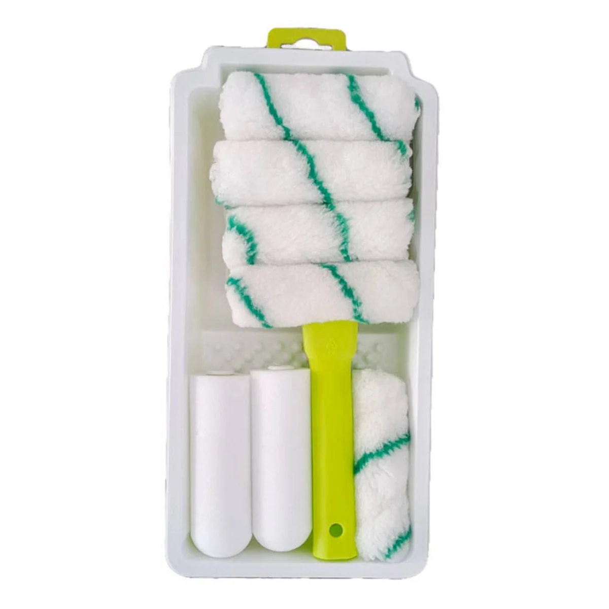 Kit vassoio di vernice, rivestimento vassoio rullo di vernice da 4 pollici, vassoio di vernice, rivestimenti vassoio di vernice usa e getta 3 pezzi, vassoio di vernice