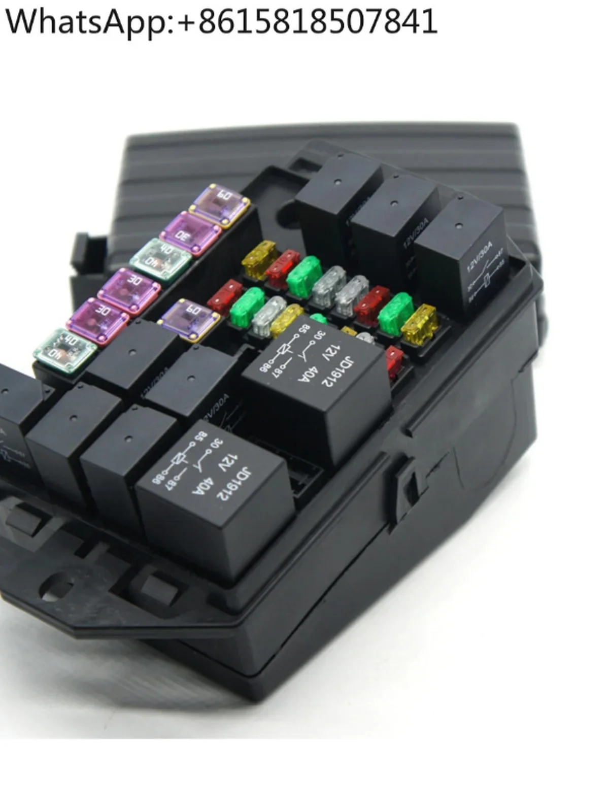 Modified fuse box Automobile multi-channel relay Copper terminal Front compartment line master control fuse box