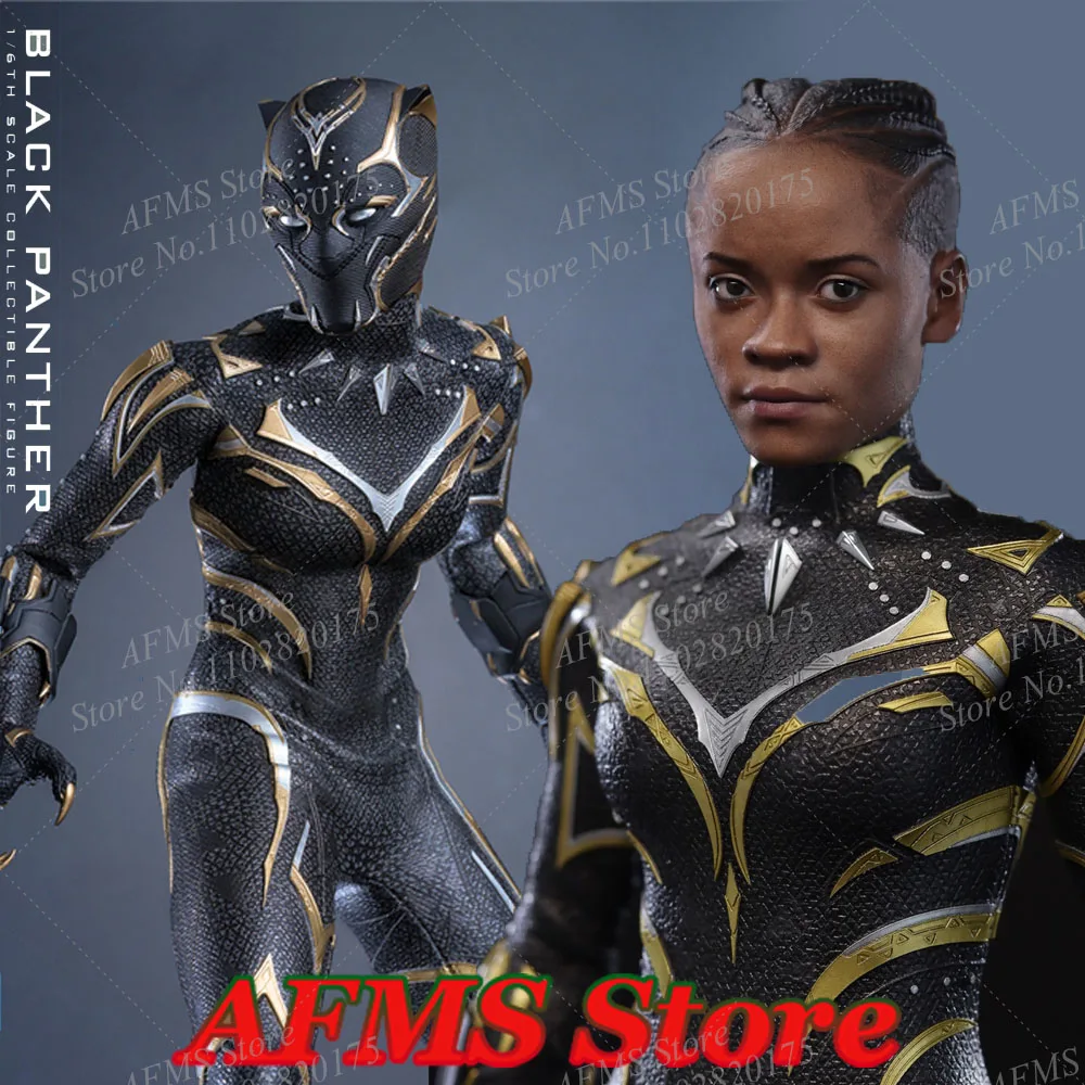 HOTTOYS HT MMS675 1/6 Women Soldier Black Panther Shuri Wakanda Forever Comic Superhero Full Set 12