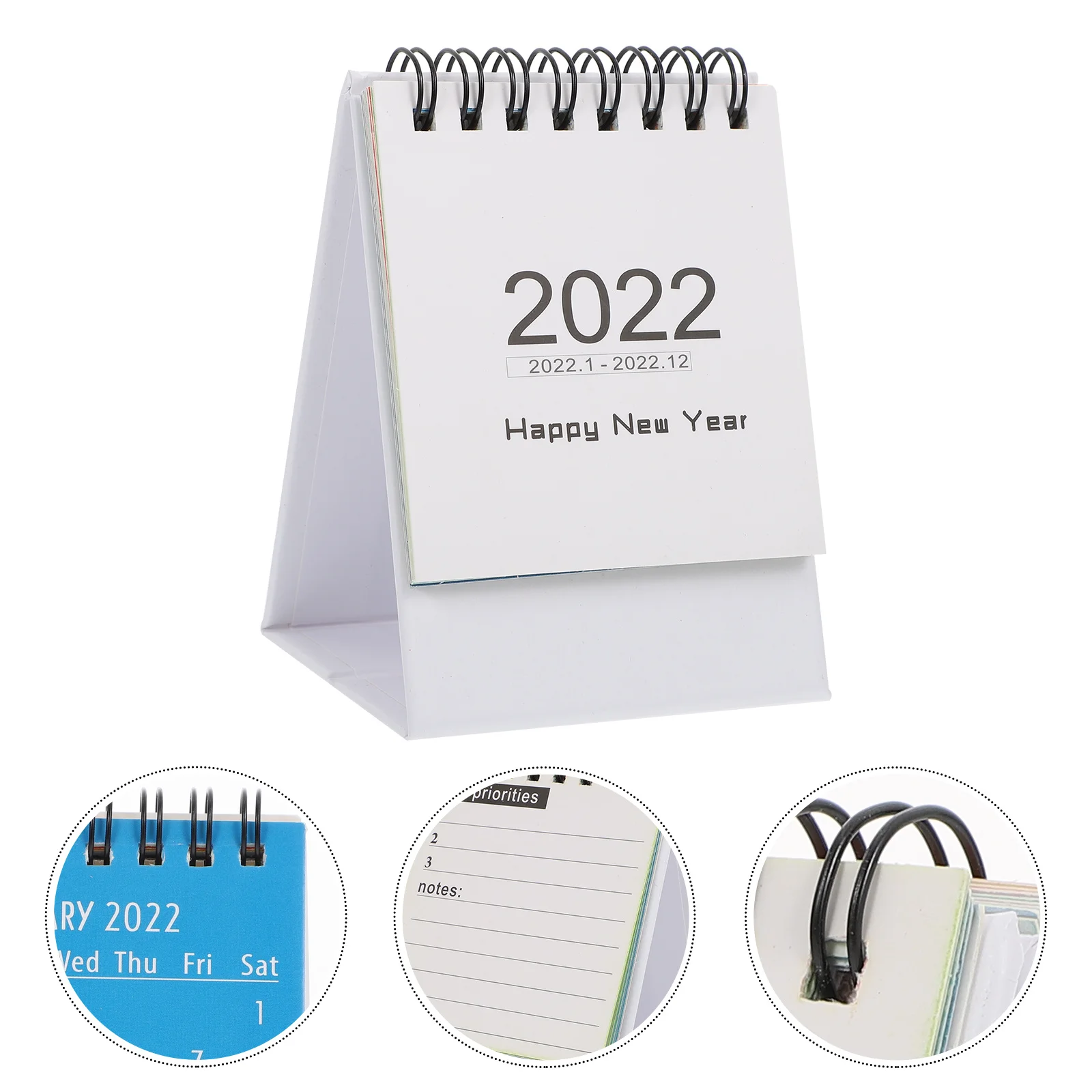 

Mini Notepad Creative Paper Calendar 2022 Desk Memo Schedule Planner Wall Mounted Monthly Organizer Desktop Tabletop Decorative