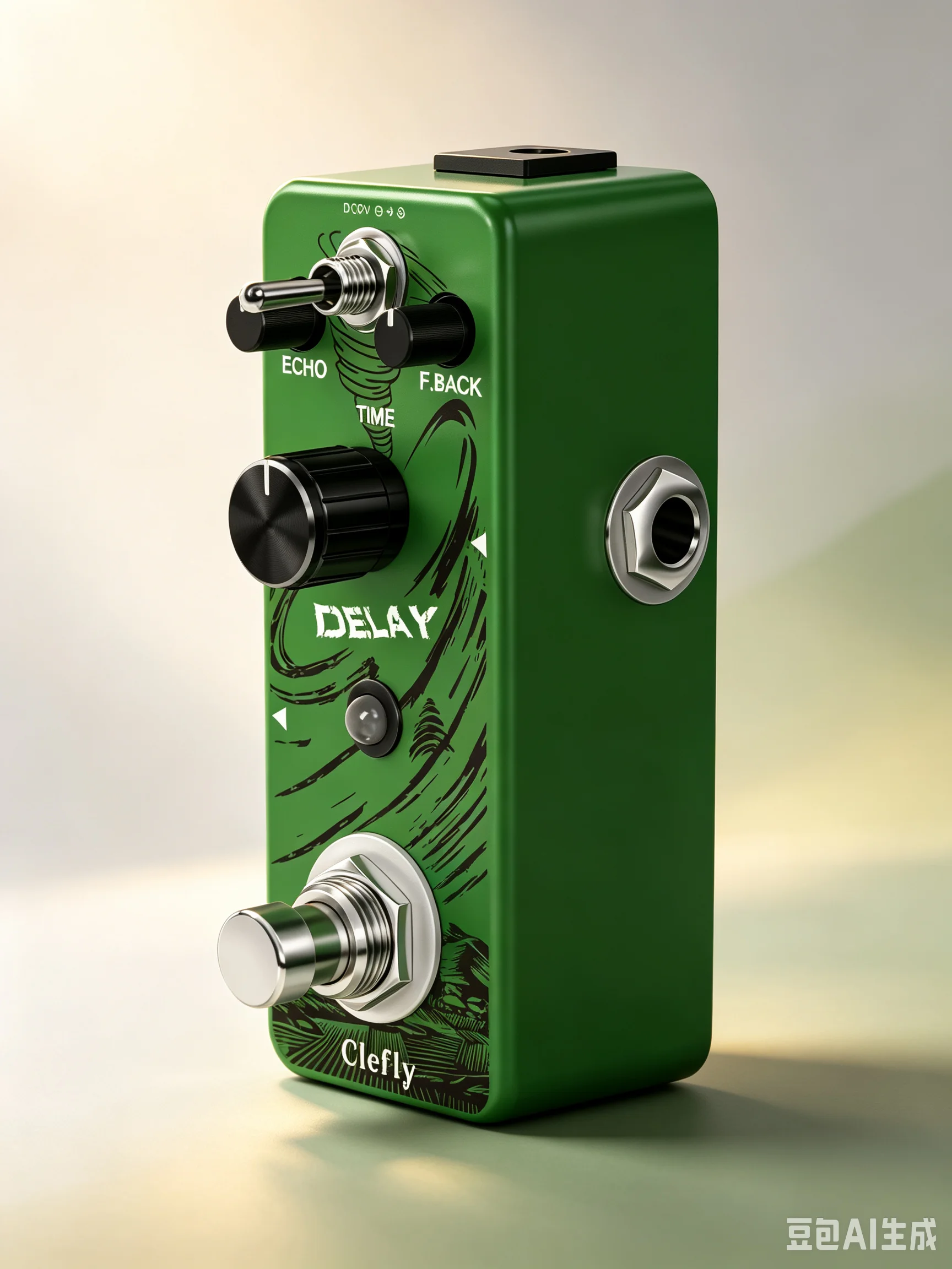 CLEFLY LEF-314 Guitar Delay Pedal Analog Delay Guitar Effect Pedal Switching, Fully Vintage Delay True Bypass