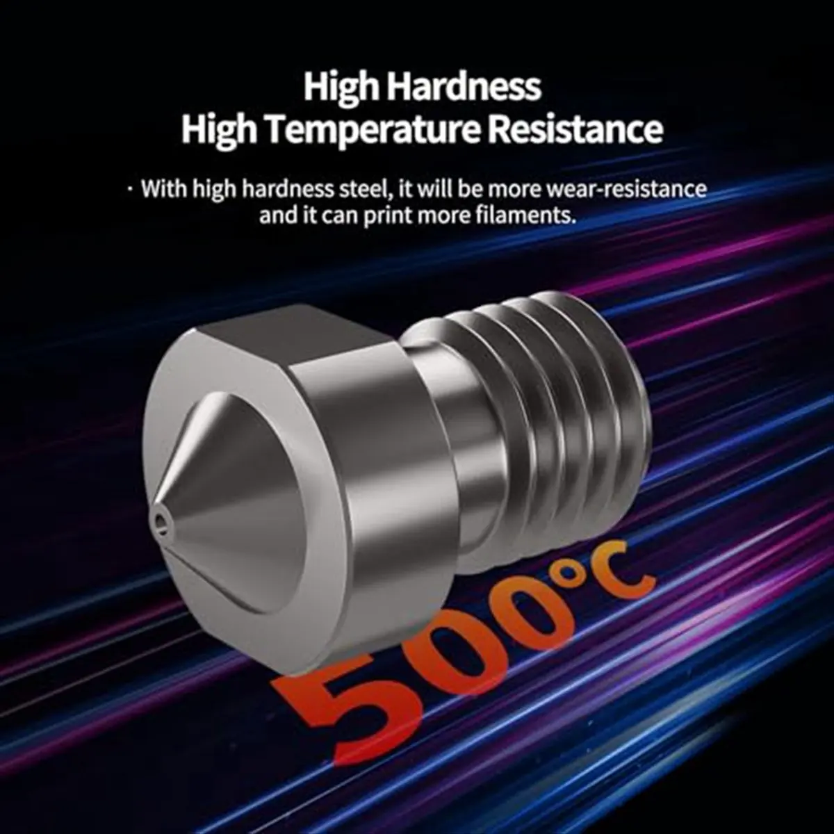 

(B63C) Набор из 8 сопел V6 из закаленной стали, сопла для 3D-принтера V6 Hotend Extruder 0.4мм 0.6мм 0.8мм для Anycubic I3 Mega