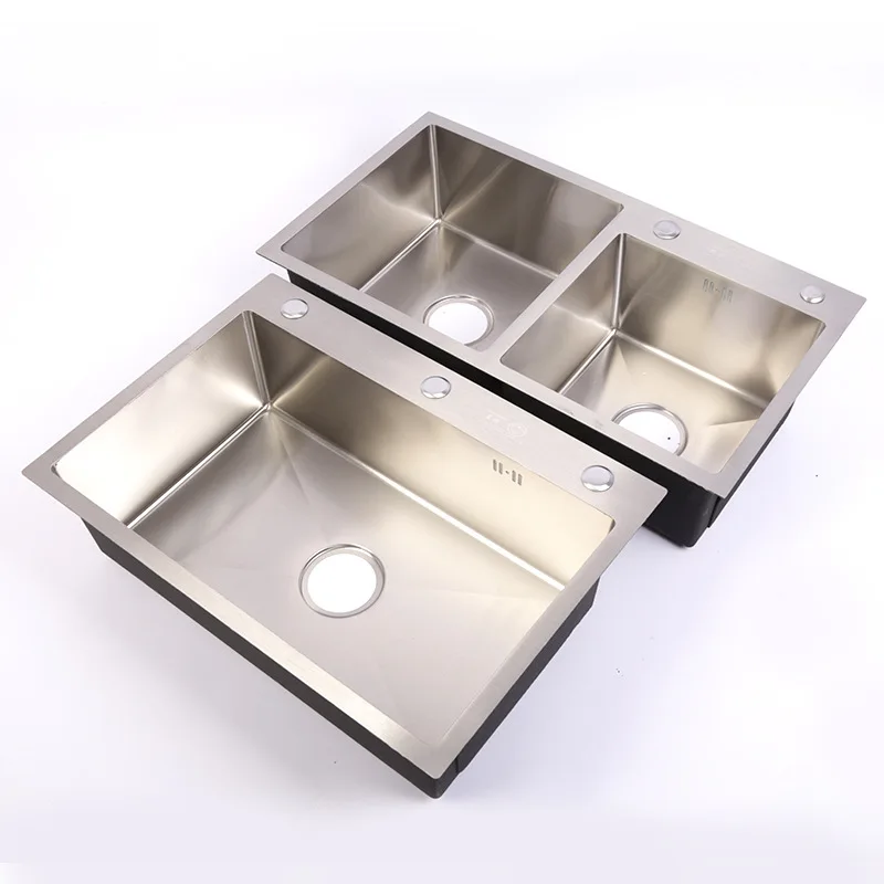 3.0 thick sink for kitchen, single basin, double basin, vegetable basin, multi-specification vegetable basin wholesale
