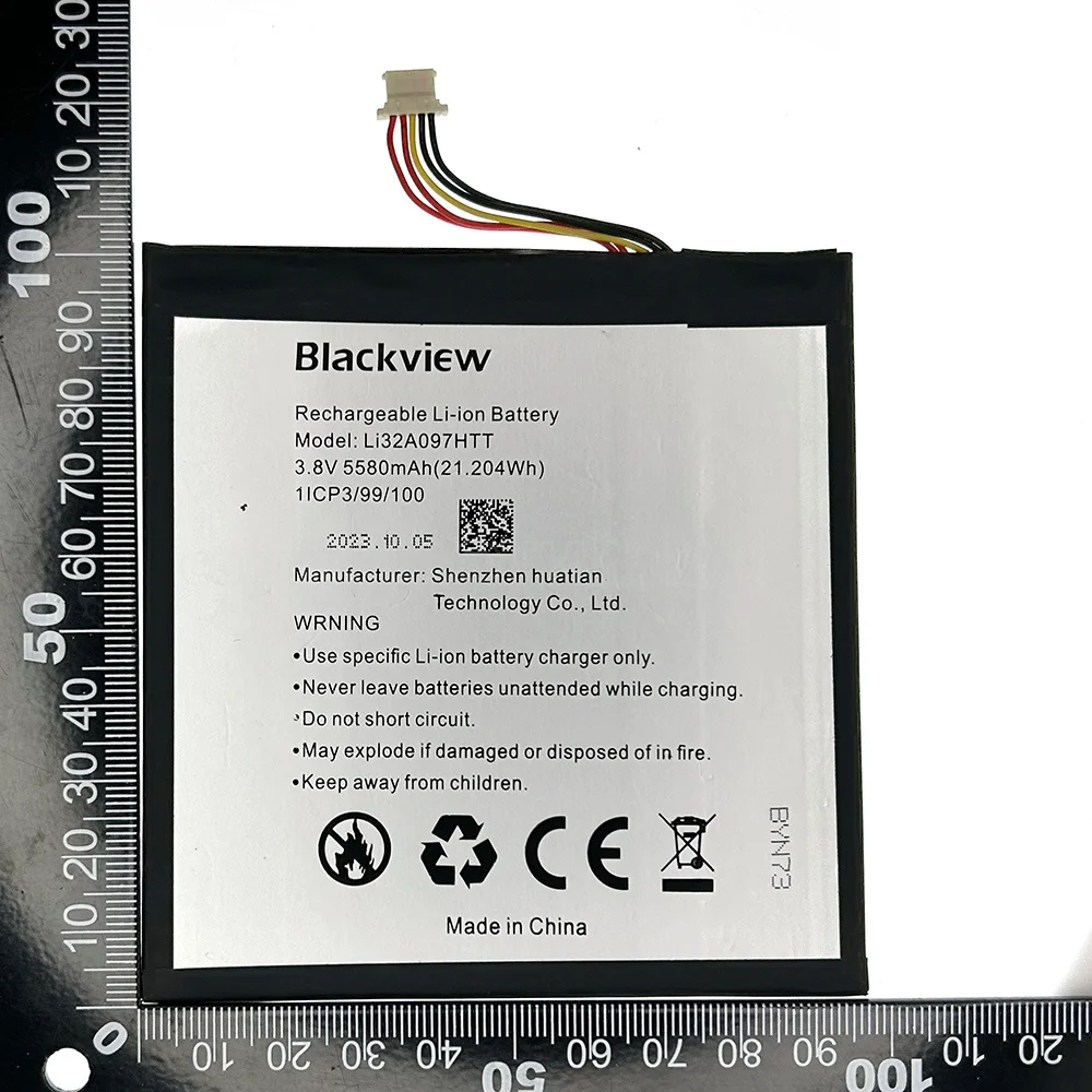 100% Original Replacement 5580mAh Li32A097HTT TAB6 Phone Battery For Blackview TAB 6 Batteries Free gift With Tracking Number