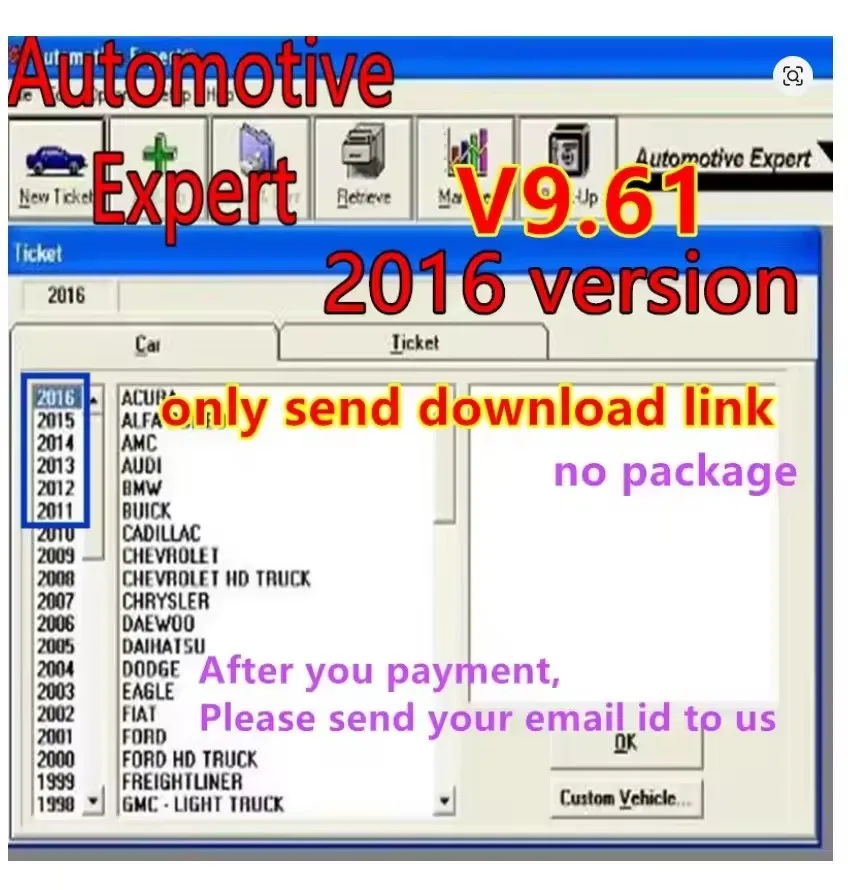 Newest V11.33 Automotive Expert 2023 Management Software+ TIME unexpire patch with Crack for unlimited install free help install