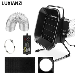 LUXIANZI-Juego de absorbentes de humo de hierro para soldar, instrumento de fumar con esponja de filtro, enchufe EU/US/UK, Kit de Extractor de humos ESD, 16/30/50/60w