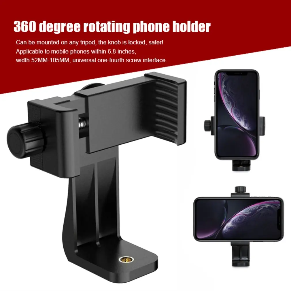 360 Degree Rotating Mobile Phone Clip Selfie Stick Tripod Universal Mobile Phone Live Clip Video Live Clip