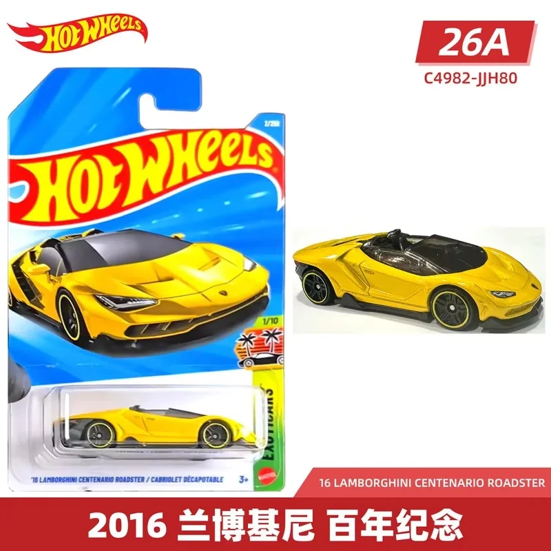 [정품] 핫휠즈 합금 소형 자동차, 문화 자동차, 소형 러닝카 모델, 한정판 포르쉐 911 페라리 배치 26a 선물