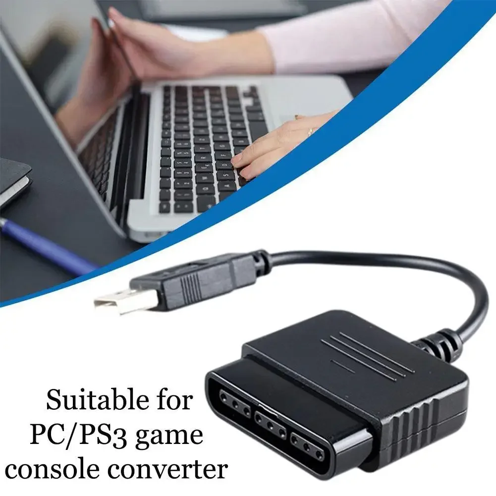 Adaptador USB de PS2 a PS3, convertidor de vídeo para controlador de juegos, accesorios duraderos de alta calidad, 1 unidad