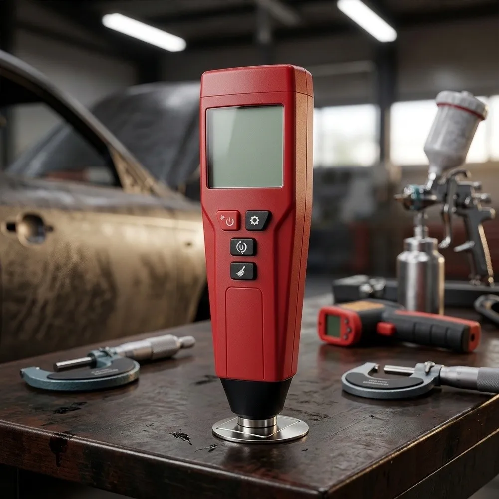 SV608A Coating Thickness Gauge with Dual Mode Operation Single Point Fixed Detection and Continuous Scanning Mode