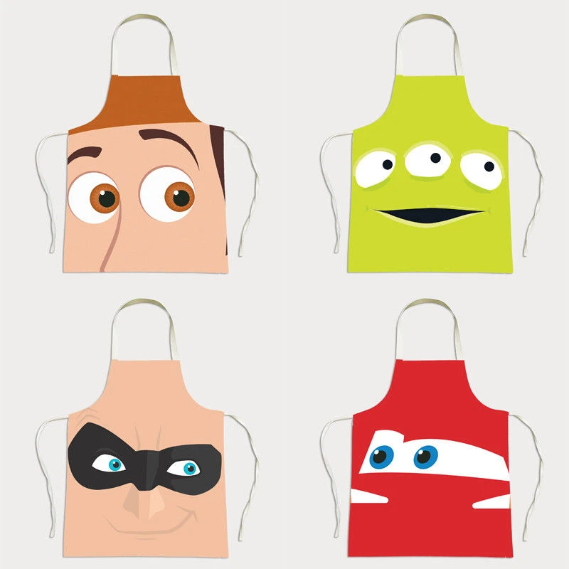 

Cartoon Characters Cartoon Children'S Apron Cute Cartoon Pig Baking Kitchen Home Creative Studio Waist