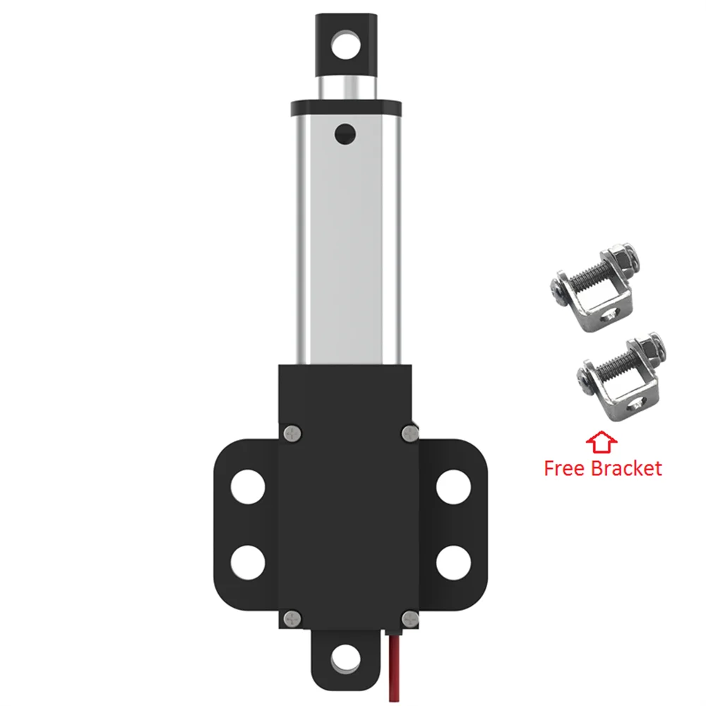 DC 24V Linear Actuator Electric  Motor Stroke Length 30/50/100/150mm Load Capacity 20/50/70/150N For Remote Control With Bracket