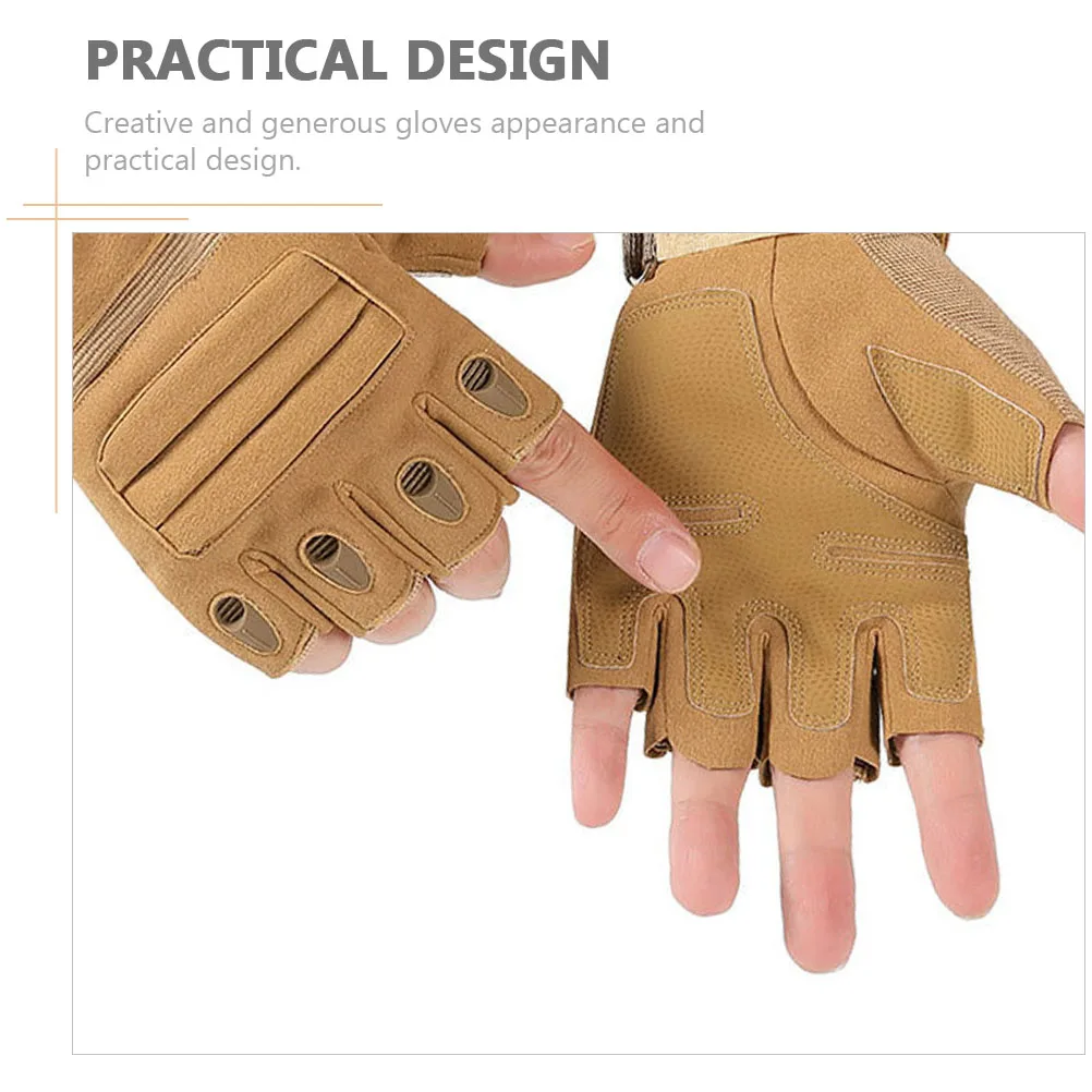 

1Pair Outdoor Fitness Gloves Breathable Skid Proof Sports for Bicycling Riding Camping Activities