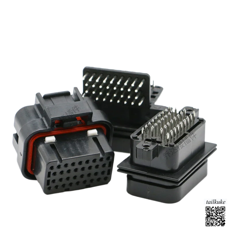 4-1437290-1 34-hole 4-slot AMP Automotive Waterproof Connector Wiring Harness Modification Plug 6437288-2