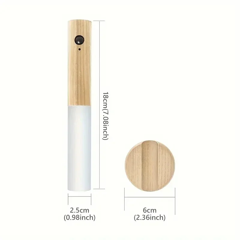 NEW Intelligent Human Body Induction Night Light, LED Rechargeable Corridor Cabinet Wall Light, Household Toilet Wall Induction