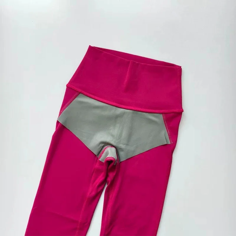 Damen-Stretch-Leggings mit hoher Taille, integriertem Innenfutter, ohne Unterwäsche, Scrunch-Design, Po-Lifting-Effekt, Yoga-Hose für Pilates und Workout – Detail 13
