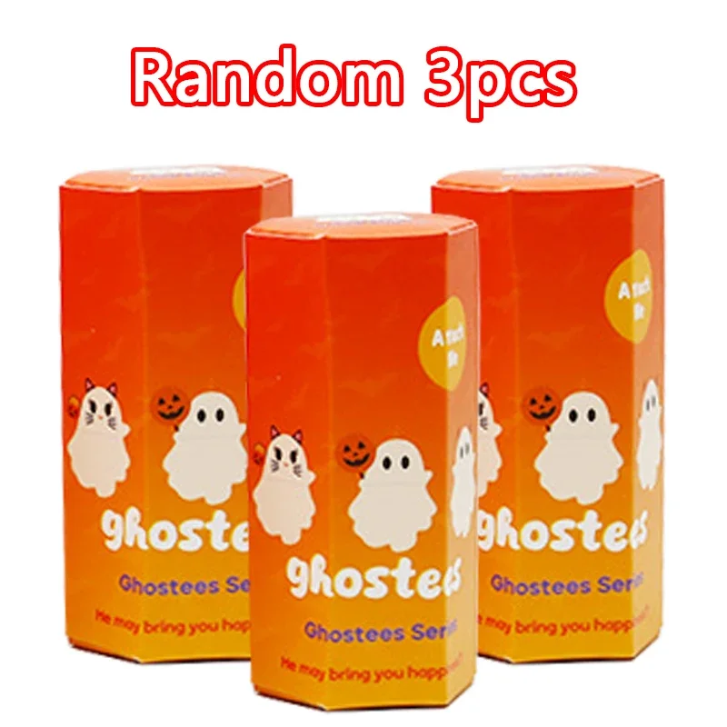 

ГОРЯЧИЙ новый милый Хэллоуин забавный белый призрак орнамент креативное украшение для экрана орнамент слепая коробка подарок