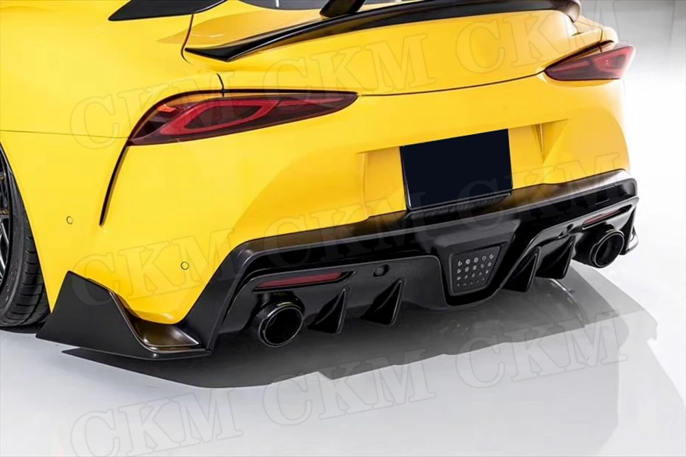 

Carbon Fiber For Toyota Supra 2019 2020 Front Bumper Lip Rear Diffuser Side Skirt Spoiler Wing Flaps Apron Body Kit Case