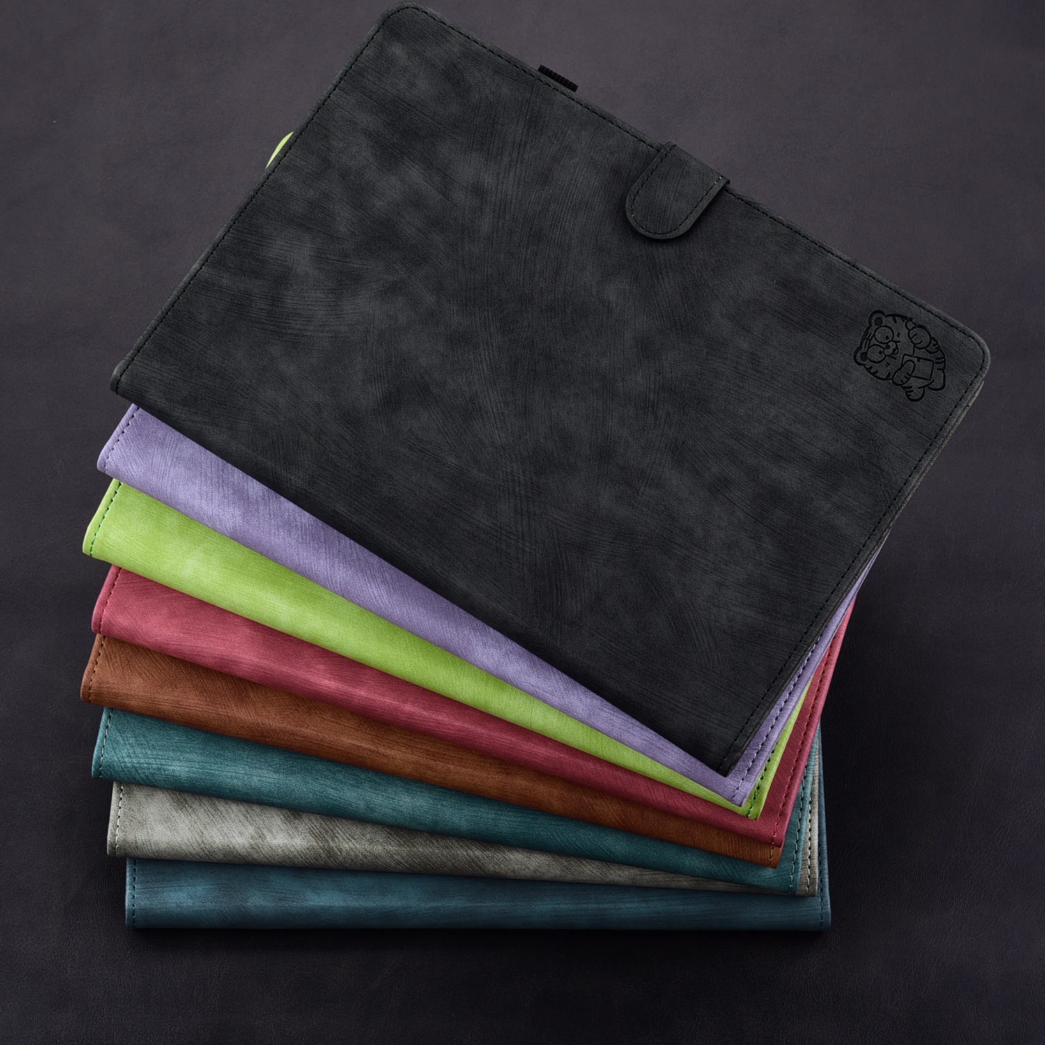 Luxury PU Leather Case For Xiaomi Poco Pad X1 8 7 6 5 Pro Redmi Pad 2 Pro SE Soft TPU Back Adjustable Stand Cover With Card Slot