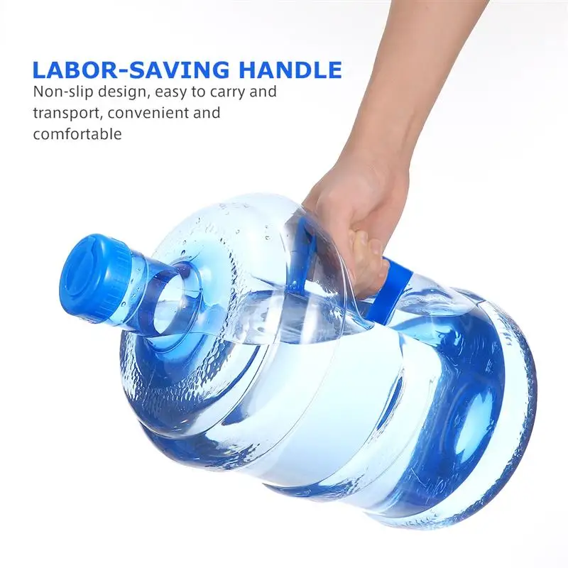 Water Bottle 5L Portable Water Bucket Thick Mineral Water Jug Water Storage Bucket Dispenser Barrel for Outdoor Camping