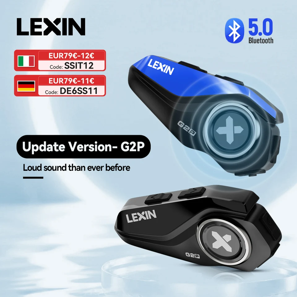 Lexin-G2P Motorcycle Helmet Bluetooth Intercom Up To Pair 6 Riders&Big  Button Design Exchangeable Pattern Shell 120KM/H - AliExpress 201355758
