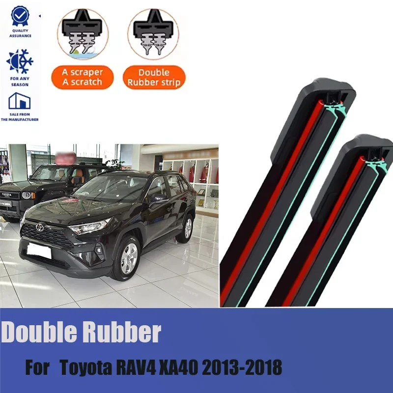 

Front Rear Wiper Blades For Toyota RAV4 XA40 2013-2018 HEV Hybrid 3pc Windshield 26"16"10" Accessories 2014 2015 2016 2017