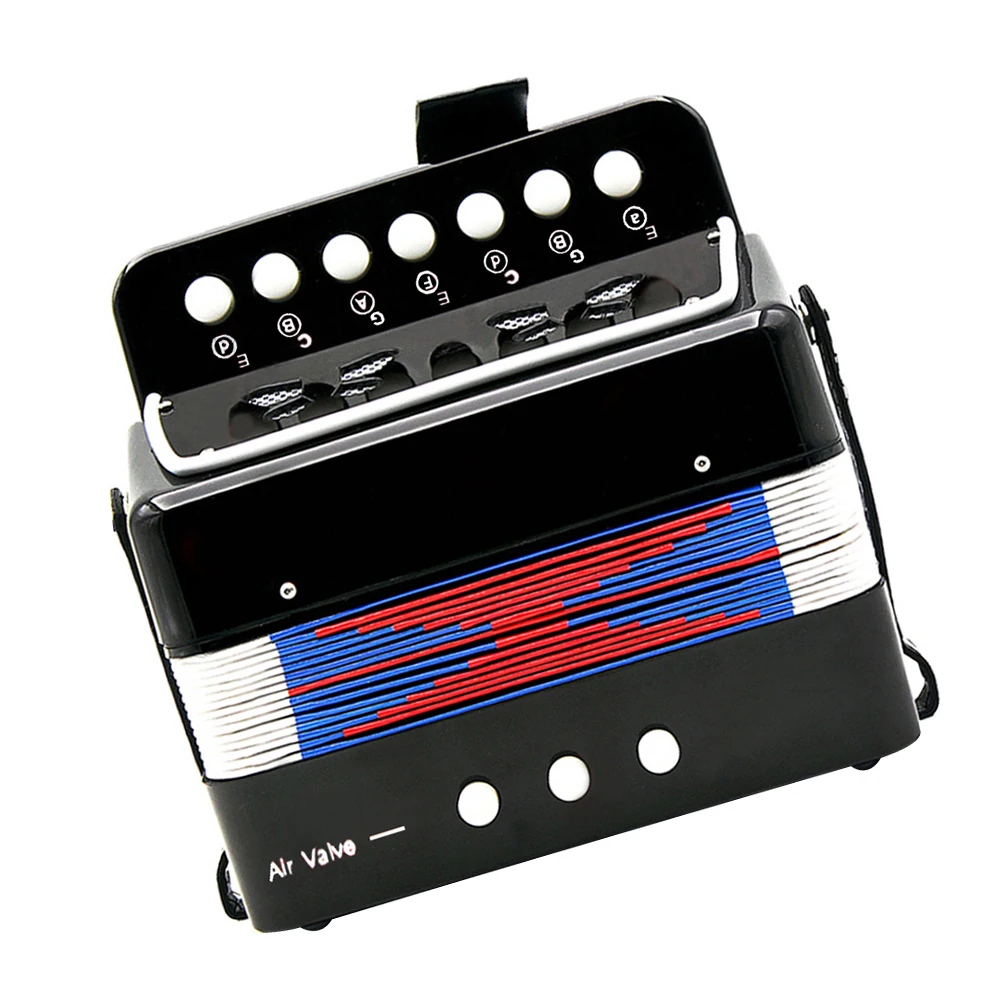 

Accordion Perfect Workmanship Profession Mini Engineering Plastics Introductory Musical Instrument ABS