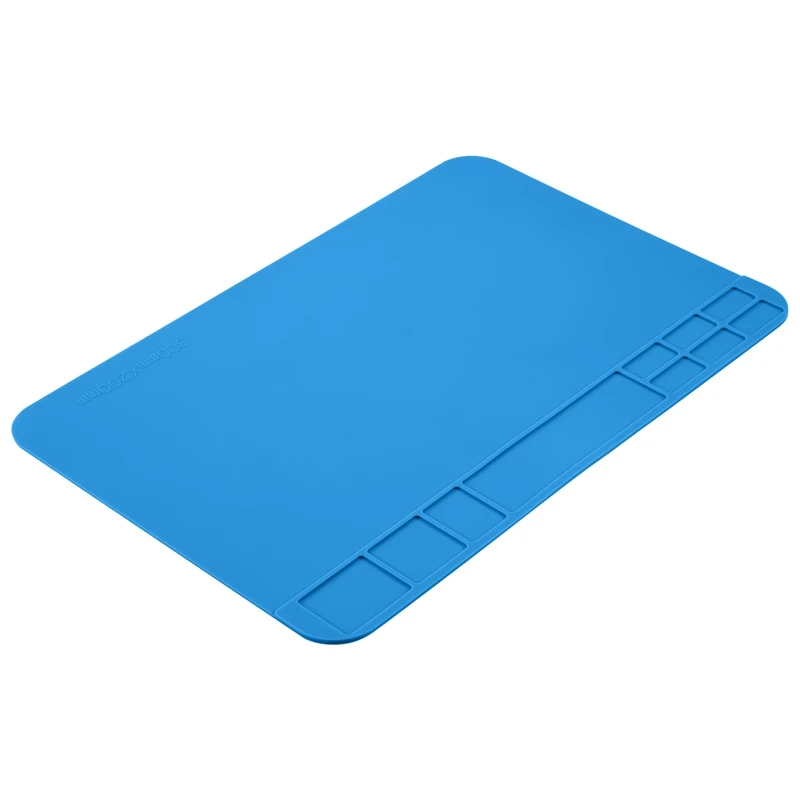 Insulation Silicone Soldering Repair Mat Heat Resistant Work Pad For Mobile Phone PCB BGA Soldering Iron Repair Pad