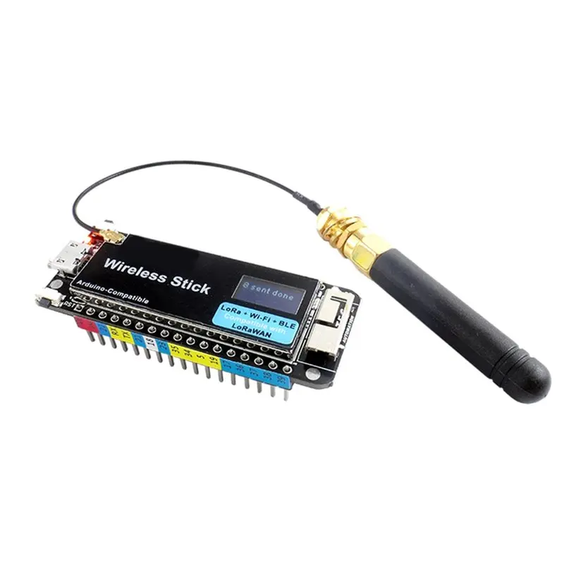 

SQPP-Heltec Wireless Stick V3 ESP32 Wifi Lora Development Board Meshtastic IOT Lora OLED Display 868-915MHZ